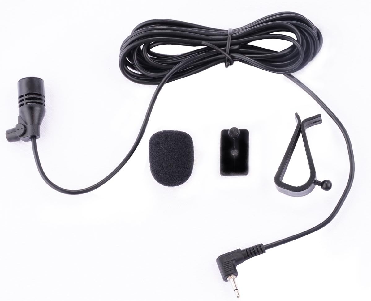 Galabox Microphone Mic 2.5mm for Car Vehicle Stereo Radio GPS DVD Bluetooth Enabled Head Unit