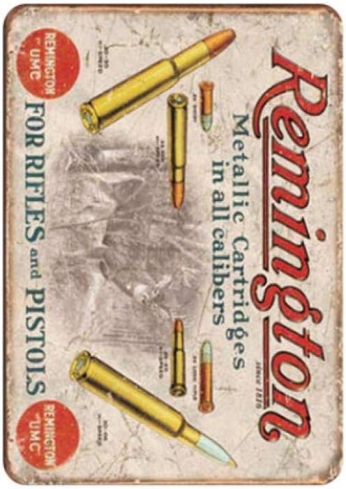 skygvvege Tableau Décoratif Rétro Arme À Feu Balle Panneau ...