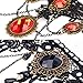 luck sea Vampire Choker Earring Costumes for Girls - Gothic Necklace Halloween Party Supplies 2 Sets