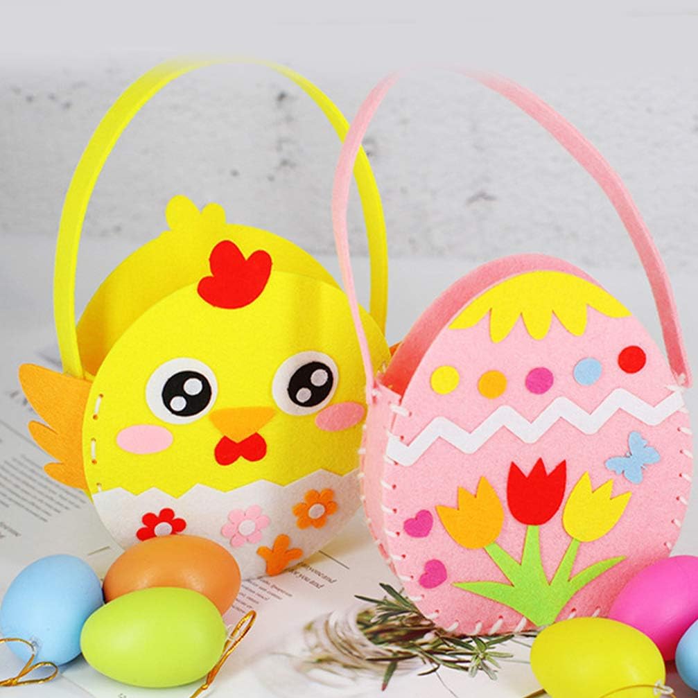 Pollito Feliz PRETYZOOM 3 Piezas de Regalo de Pascua Bolsas de Dulces