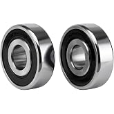 6302-2RS N127530 DW708 DW716 DW717 Miter Saw Ball Bearing | Replacement for DW718, DWS780 Miter Saw 605040-32 and 330003-48(2 Pcs) 15x42x13 mm