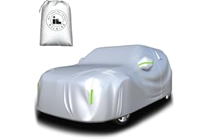 Car Cover Waterproof All Weather for Automobiles, Universal Heavy Duty Outdoor Indoor Car Covers for Snow Ice Sun Rain Winter