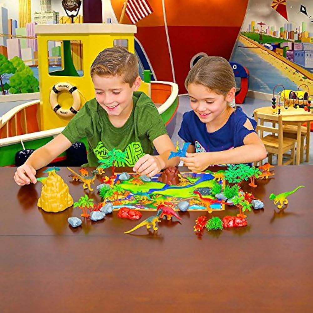 Playsets 50 Piece Dinosaur Set Ultimate Educational Toy Of 20