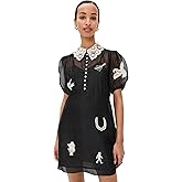 Sea Women's Ellison Puff Sleeve Silk Mini Dress