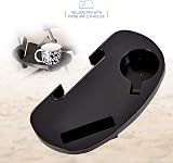 SUNMER Set of 2 Sun Lounger Garden Chairs with Cup and Phone Holder Grey view 7