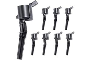 MOTOREVO 8PCS Ignition Coil Pack Compatible with 4.6L 5.4L Ford Crown Victoria E-150 Excursion Expedition Explorer F-150 F-250 F-350 Super Duty Mustang E-150 Lincoln, DG508, FD504, FD503, FD493