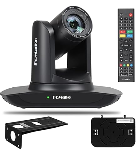 Amazon.com : FoMaKo NDI PTZ Camera, AI Auto-Tracking Gen 3, 20x