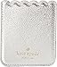 Kate Spade New York Metallic Scallop Adhesive Phone Pocket, Platino, One Size