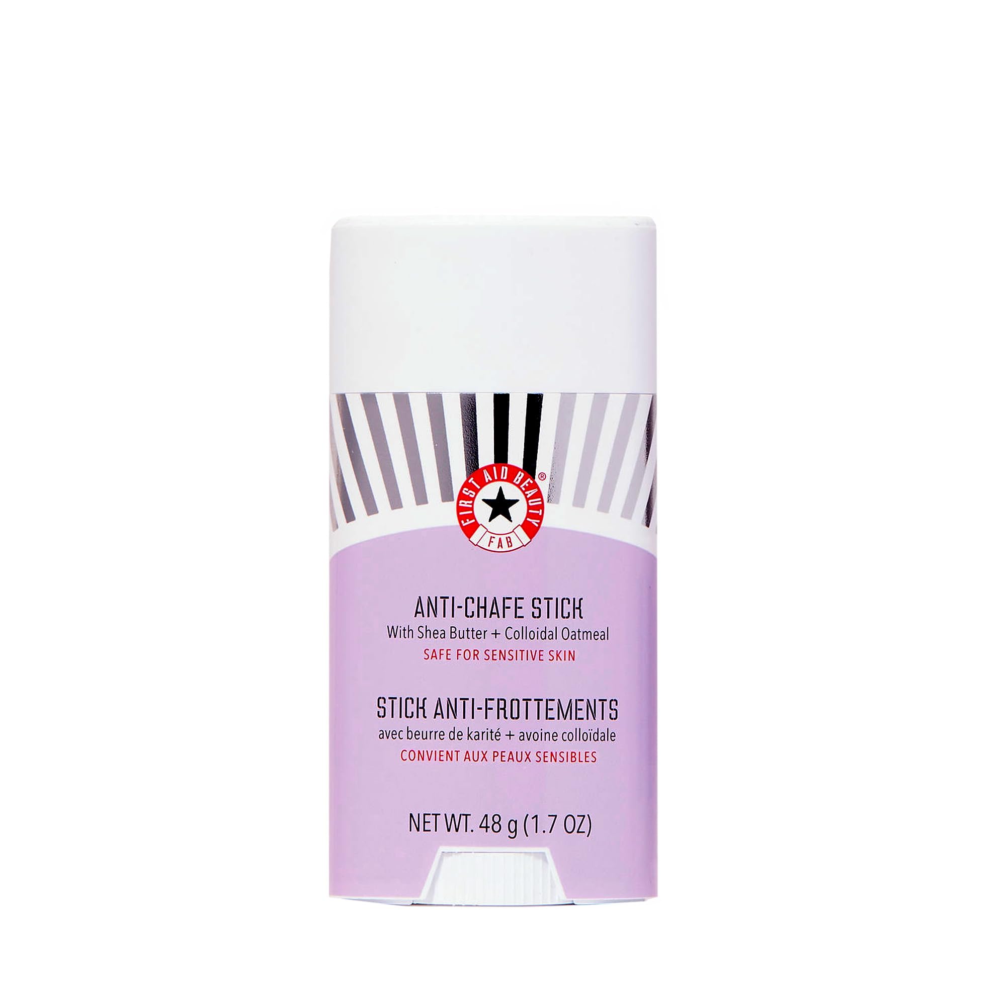 First Aid Beauty Anti Chafe Stick with Shea Butter + Colloidal Oatmeal – Chafe Guard Keeps Skin Comfortable for 10K Steps, Stops Body Chafing with a Smooth, Non-Greasy Glide – 48 g