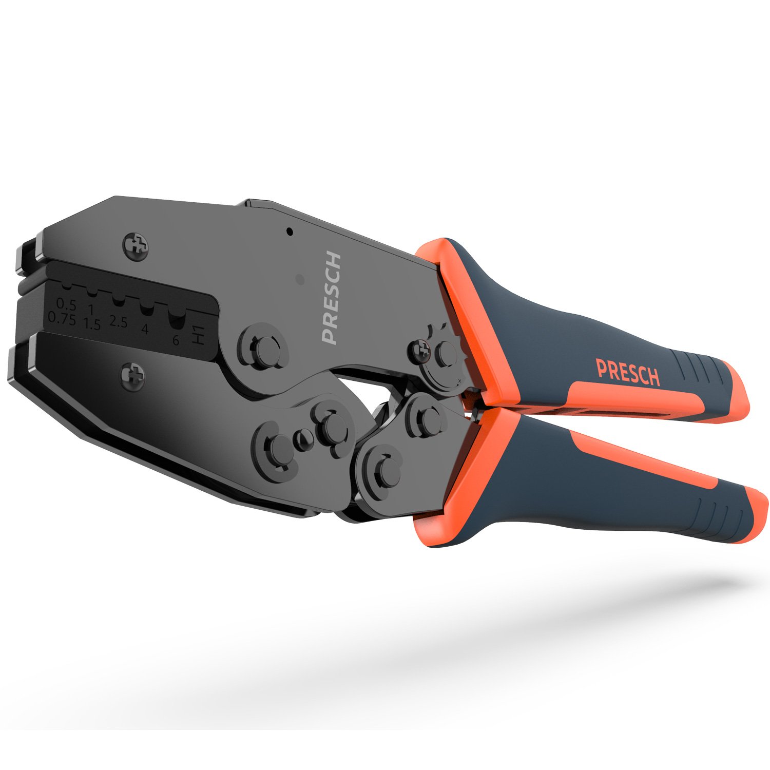 Presch Ferrule Crimp Tool - Crimping Tool - Heavy Duty Ratchet Crimping Tools for Wire End Bootlace Ferrules - End Terminal Crimper