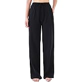 Garmagic Women's Soft 100% Cotton Pajama Pants with Pockets - Comfortable Lounge Sleep Pants, Breathable PJ Bottoms