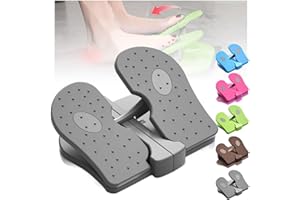 Simple Leg Exerciser While Sitting for Seniors,Mini Foldable Leg Exerciser, Portable Foot Pedal Exercise Machine with Sole Ma