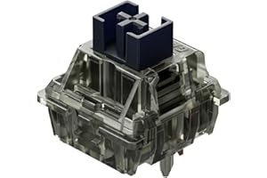 KUTETHY Gateron Ink v2 Black Pre lubed 5pin Linear Switches 60g Force DIY Mechanical Keyboard Switch(90PCS, Black Ink v2)