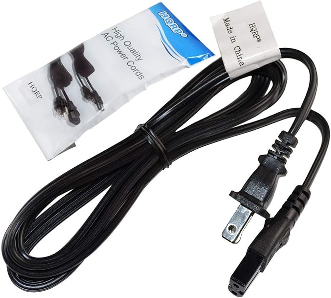 HQRP AC Power Cord 6ft Long fits Pioneer DVD DVR Player