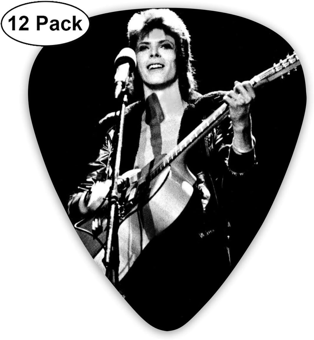 David Bowie Guitar Picks (12-Pack)- Guitar Accessories For Acoustic, Electric And Bass Guitars
