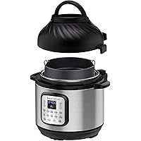 Instant Pot Duo Crisp Large 6Qt 11-in-1 Air Fryer & Electric Pressure Cooker Combo with Multicooker Lid that Air Fries, Steam