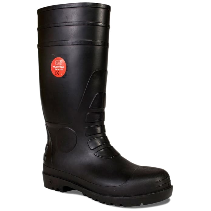 Unisex Steel Toe Cap Wellingtons Mens Womens Ladies Safety Waterproof