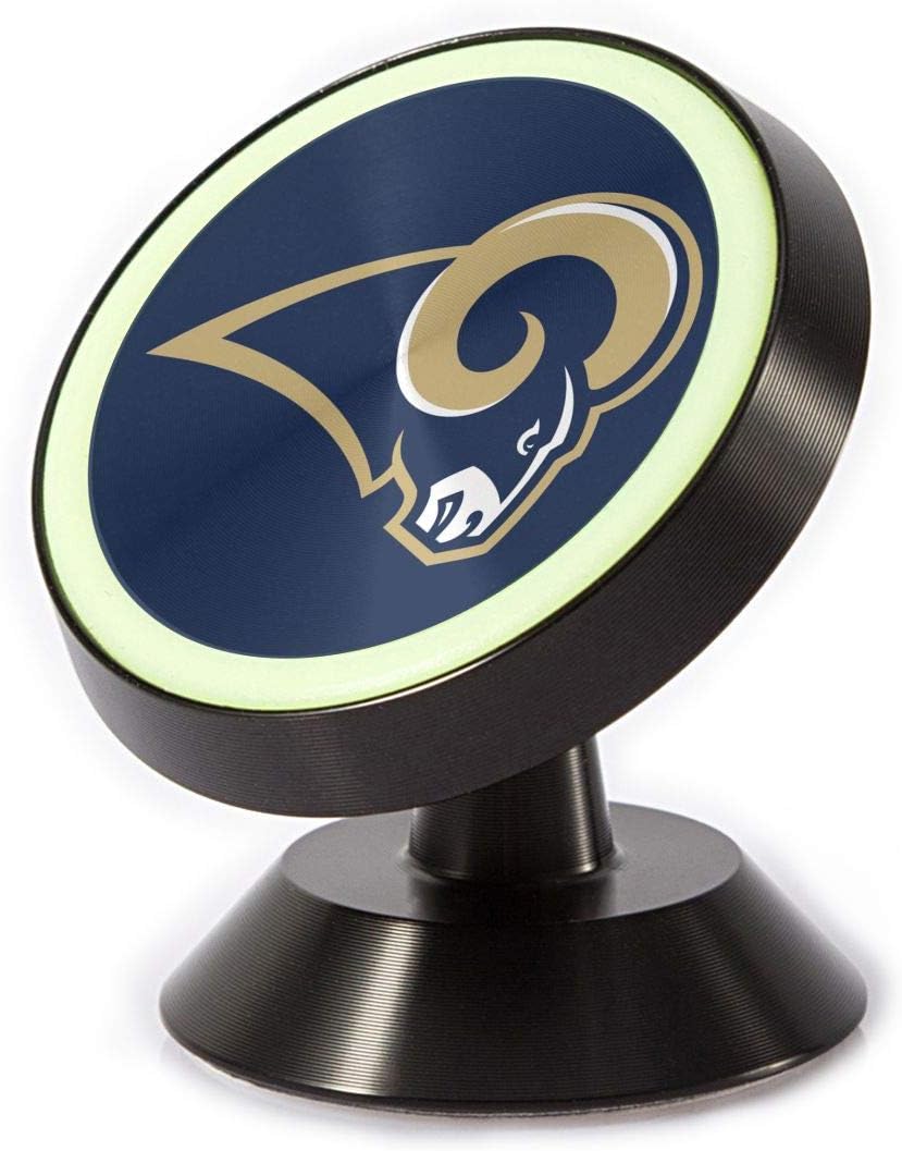 NOT Los-Angeles-Rams Customized Universal Mount Dashboard Magnetic Vehicle-Mounted Bracket 360 Degree Rotating Mobile Phone Seat