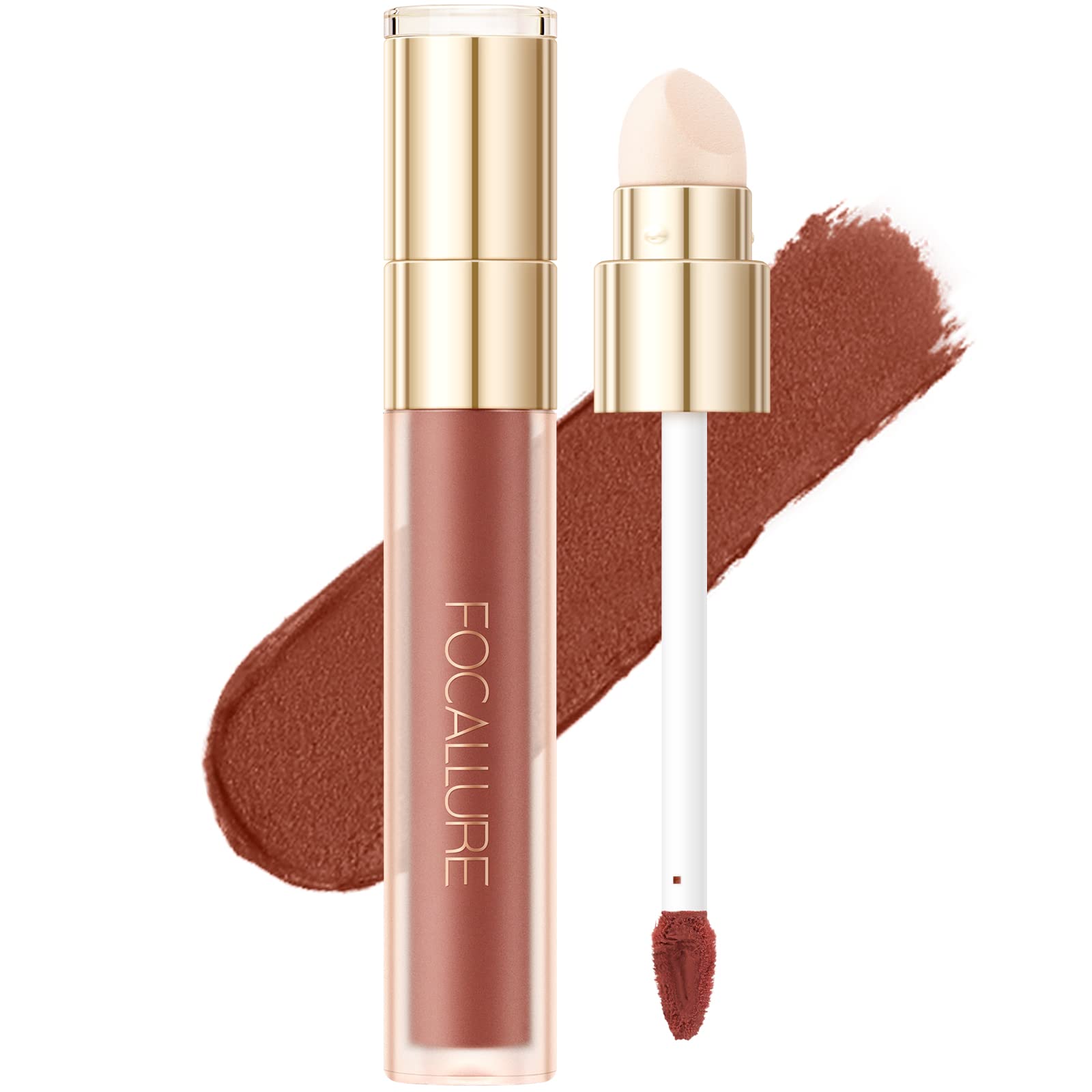 FOCALLURE Misty Matte Liquid Lipstick,Build-in