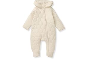 Burt's Bees Baby Romper Jumpsuit, 100% Organic Cotton One-Piece Short Sleeve Shortall, Long Sleeve Coverall