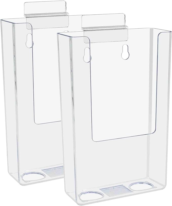 Marketing Holders Pamphlet Holder for 4”W Literature Maps