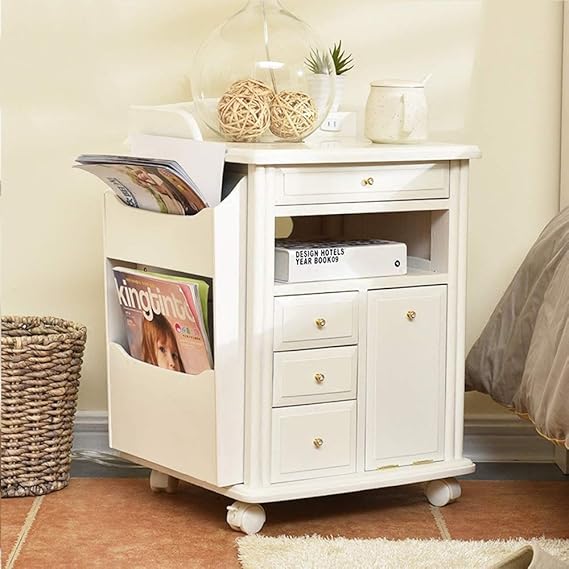 NBVCX Möbel Dekoration Home Beistelltische Massivholz Drehbarer