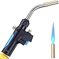 MAPP/MAP/PROPANE Gas Torch,Torch Head,Use Brazing, Copper Pipe Connection, Maximum Flame Temperature 3600℉(1300℃)