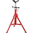 Pipe Jack Stand Robust Steel Heavy-Duty Construction | Adjustable Height Range | Folding & Portable Design | Secure Stability | Versatile Applications