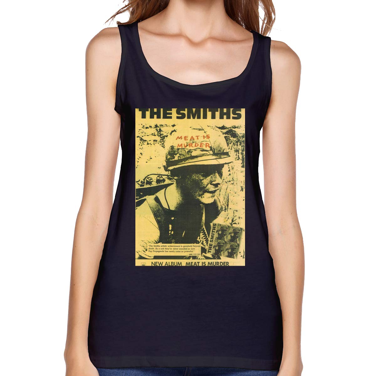 Nanagang The Smiths Rock Band Meat Is Murder Sleeveless Round Neck Summer Workout Tank Top