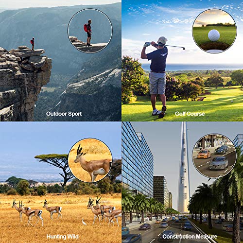 Macwheel Golf Rangefinder V1000, USB Rechargeable, 1000 Yards Laser