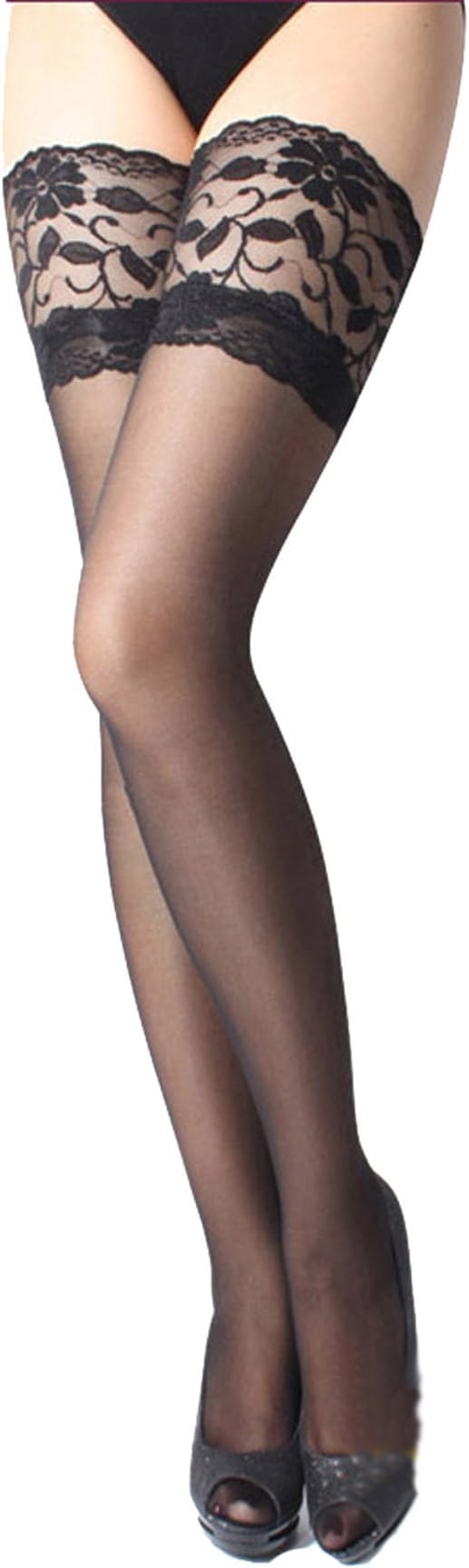 Wien Paris London Women's Lace Thigh High Stockings