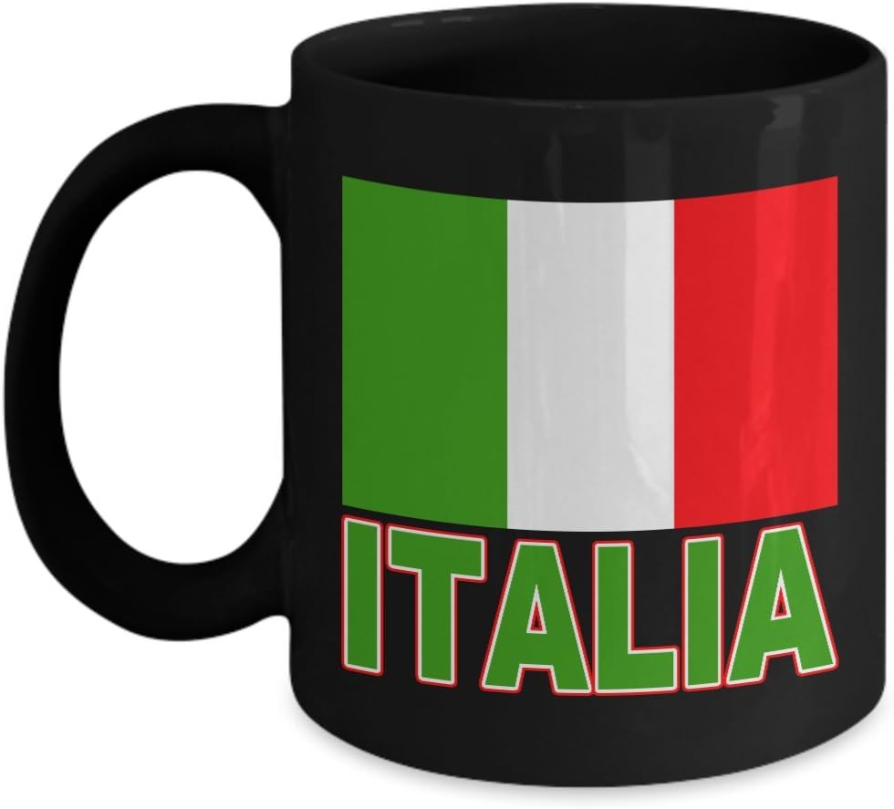 The Pride of Italy (Italia) - Italian Flag: Ceramic Coffee Mug