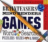 Brainteasers, Mind Benders, Games, Word Searches, Puzzlers, Mazes & More Calendar 2007 (Large Page-A by 
