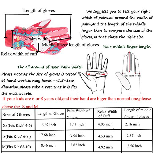 image for Ski Gloves,RunRRIn Winter Warmest Waterproof and Breathable Snow Glove