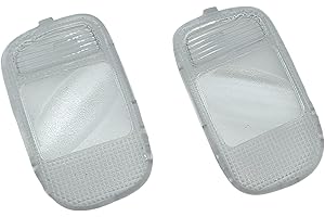 Bstenky 2 Pcs Roof Map Dome Light Cover Overhead Console Reading Lamp Lens Shell Compatible with 2002-2010 Dodge Ram 1500 2500 3500 Pickup Truck