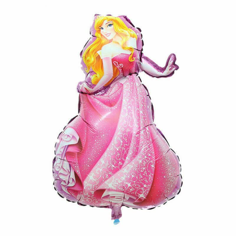 37"Disney Princess Foil Balloons Birthday Party Decorations Supplies Girls Belle Frozen Sleeping Beauty Cinderella (Sleeping Beauty)