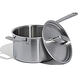 Made In Cookware - 4 Quart Stainless Steel Saucepan with Lid - 5 Ply Stainless Clad Sauce Pan - Professional Cookware - Craft