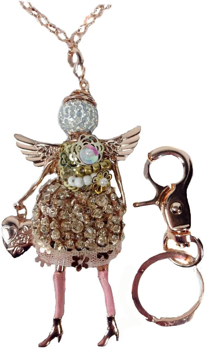 Kurt Adler Limited Edition Mother's Day Angel Pendant with Extra Keychain by Jacqueline Kent