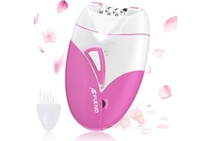 BUBBACARE Epilator, Cordless Epilator for Women Face Hair Remover with Light， Smooth Glide Epilator for Women Face Epilator for Women, Epilators Facial Body Glide Epilators for Women Bikini Hair Removal Device