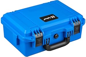 Lykus HC-3310 Waterproof Hard Case with Customizable Foam Insert, Interior Size 33x21x13.5 cm, Suitable for Pistol,Camera,Len