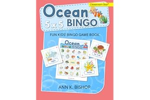 Ocean Bingo: 5 x 5, Fun Kids' Bingo Game and Activity Book