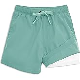 Boys Swim Trunks Kids Summer Drawstring Swim Board Shorts Fashion Quick Dry Beach Bathing Suit