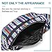 Kayhoma Boho Fanny Pack Stripe Festival Rave Retro Vintage Flat Bum Bags Travel Hiking Waist Belt Purse