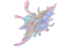 Fokmuaex 1pcs Elegant Metal Conch Shaped Hair Claw for Women and Girls, Trendy Seashell Hair Clip with Secure Grip, Fashion H