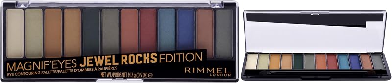 Rimmel Magnif Eyes Contouring Palette 009 Jewel Rocks 12 Eyeshadows