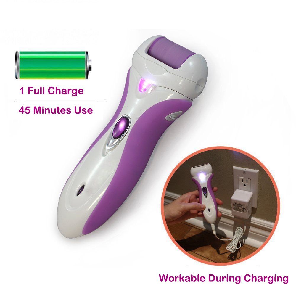 4 in 1 Rechargeable Cordless Ladies Hair Removal Epilator ( Purple