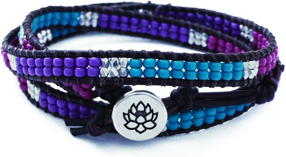 Glass Bohemian Wrap Bracelet Kit - Blush - Exclusive Fusion Beads Jewelry Kit