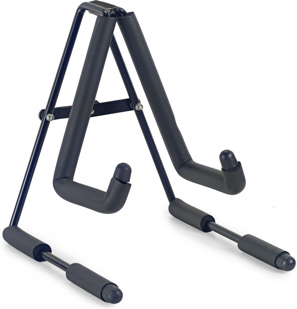 Stagg Foldable Stand for Ukulele Violin or Mandolin, Black, Full Size