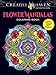 Creative Haven Flower Mandalas Coloring Book: Stunning Designs on a Dramatic Black Background (Creative Haven Coloring Books) by Marty Noble