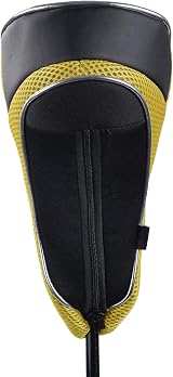 Andux Golf 460cc Driver Fairway Wood Head Covers Set of 3 Yellow view 7